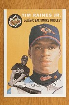 2003 Topps Heritage #416 SP Tim Raines Jr Baltimore Orioles Baseball Card - £3.89 GBP