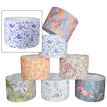 Royal Designs, Inc. Tropical Fabric Drum Lamp Shade for Table Lamp &amp; Floor Lamp, - £45.88 GBP+