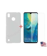 Soft TPU Case Cover + 9H Tempered Glass For Visible ZTE Blade A7 Prime(N... - £8.55 GBP