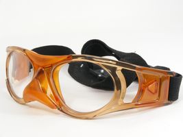 SZIOLS INDOOR 52 SPORTS EYEGLASSES GLASSES MASK Crystal Orange Munich - $71.31