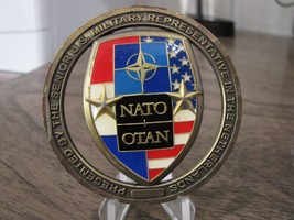 NATO OTAN DCOS Operations Senior Military REP Netherlands Challenge Coin #998T - £35.80 GBP