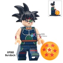 Single Sale Saiyan Warrior Bardock with Scouter Dragon Ball Minifigures Block - £2.32 GBP