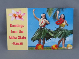 Vintage Postcard - Greets from the Aloha State Hawaii - Hawaiian Services Inc - £11.75 GBP