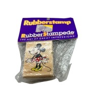 Disney Classic Minnie Mouse Rubber Stampede Rubber Stamp 329-D NEW - $12.19