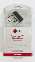 CORDLESS LG Bluetooth Headset- Universal Model LBT210Z New Sealed Verizon Black - £12.33 GBP