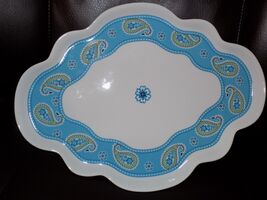 Vera Bradley My Home Bermuda Blue Andrea by Sadek dresser tray platter d... - $56.06 CAD