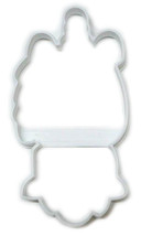 6x Unicorn Baby Rattle Outline Fondant Cutter Cupcake Topper 1.75 IN USA FD3088 - $6.99