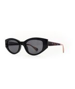 WOOW SUPER BOLD 2 100 Shiny Black / Gray Sunglasses 52mm - $189.05