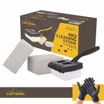 BBQ Cleaning Stone with Handle and 2 Additional Cleaning Stones - Brick Scrubbin - £14.93 GBP