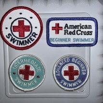 Lot Of 4 American Red Cross Swimmer Beginner Advanced Swimming Patches NEW - £9.07 GBP