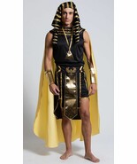 NEW King Of Egypt Costume Mens Medium Halloween Role Play MSRP $56 Missi... - $319.69 MXN