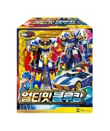 Metal Cardbot Ultimate Blue Cop Korean Transforming Action Figure Robot Toy - $94.86 CAD