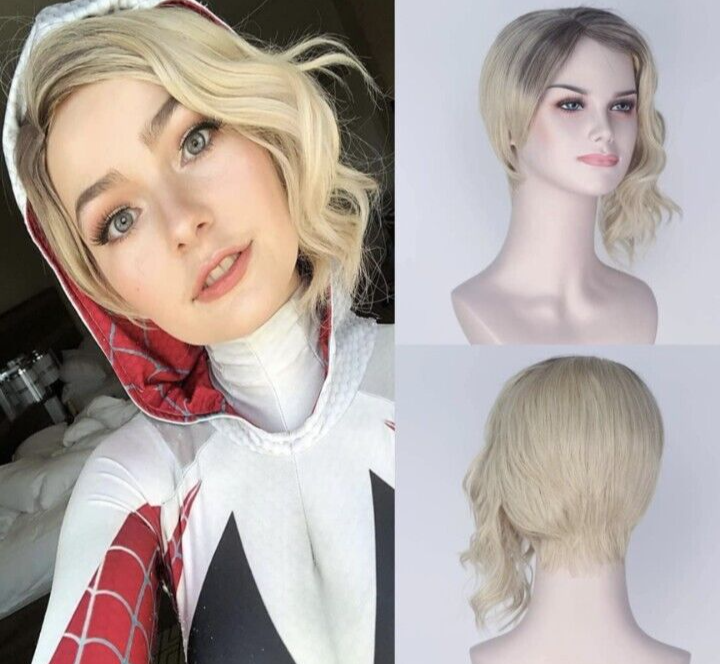 Primary image for Gwen Stacy Cosplay Wig Anime Across Into the Verse Costume Cosplay Hair Wigs