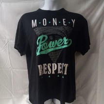 ROCKSMITH Hip Hop Skater Graphic T-Shirt (Money,Power,Respect) illuminat... - £14.73 GBP