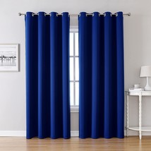 Grommet Blackout Curtains for Bedroom and Living Room - £26.58 GBP