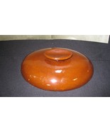 Lid (only) VINTAGEFOR DARK BROWN RED WING &quot;VILLAGE GREEN&quot; COVERED CASSER... - $24.75