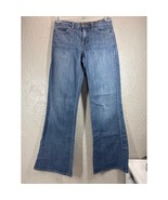 NYDJ Pants Womens Blue Jeans Denim Flared Leg Tummy Tuck Cotton 27x30  - $24.95