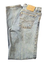 VTG 90s Levis Men&#39;s Jean 550 Relaxed Fit Distressed 30x33 Denim USA actual 28x32 - £30.96 GBP