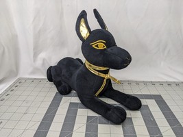 Egyptian Dog Plush Black Gold 8 Inch Tall Summit Collection Stuffed Anim... - $14.95