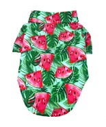 Juicy Watermelon 100% Cotton Hawaiian Camp Shirt Sizes XXS - 2XL - $27.42 CAD