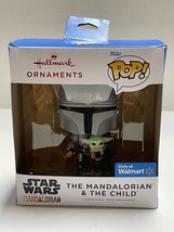 Hallmark Funko POP! Walmart Christmas Ornament The Mandalorian &amp; The Chi... - £5.42 GBP