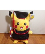 Pokemon Graduation Pikachu Plush 12&quot; Perfect Congart Gift !!! - $39.78 CAD