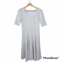 LuLaRoe | Pale Pastel Floral Print Dress, womens size large - £9.15 GBP
