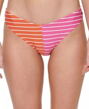 Tommy Hilfiger Bikini Swim Bottoms Pink And Orange Stripe Size Large $58 - Nwt - £14.14 GBP