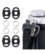JJC 2 Pairs Camera Strap Eyelet Split O Ring &amp; Leather Cover Piece for A... - £12.57 GBP