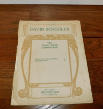 David Schooler Hungarian Ballet Sheet Music Song 1913 Theo Presser Co Rare! - £11.72 GBP