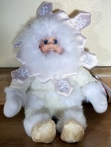 Vintage Enchanted Forest Snowflake Babies  Baby Doll 10” Singing Plush W... - $11.69