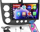 2+64G Android Carplay Stereo For 2001-2005 Honda Civic(Lhd), Built-In Wi... - £159.32 GBP