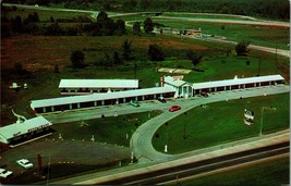 Antenna Vista Pike Plaza Motel Ristorante Newton Fall Ohio Unp Cromo Postcard C6 - £2.37 GBP