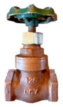Vintage QCV Bronze 3/4&quot; NPT Threaded, 125 psi, Non-Rise, Gate Valve [e-10] - $10.00