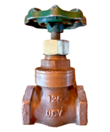 Vintage QCV Bronze 3/4&quot; NPT Threaded, 125 psi, Non-Rise, Gate Valve [e-10] - $183.98 MXN