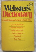 Webster&#39;s Dictionary: Specially Designed for Home, School, &amp; Office [Paperback]  - £2.99 GBP