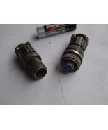 Amphenol Industrial MS3106A-10SL-P3 and MS3101A-10S-3P  3 Pin Mating Pair - $23.59