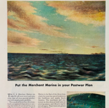 1944 Alcoa Merchant Marine Steamship Advertisement Postwar WW2 Era E90E2 - $24.99