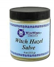 Wiseways Herbals Salves for Natural Skin Care Witch Hazel Salve 4 oz - £18.81 GBP