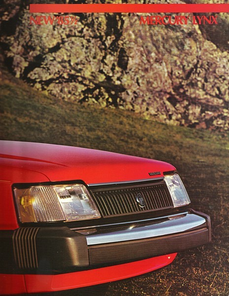 1985.5 Mercury LYNX sales brochure catalog US 85 1/2 L GS - $7.00