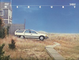 1987 Mercury SABLE sales brochure catalog US 87 GS LS - $8.00