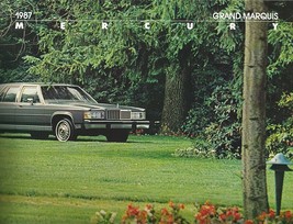 1987 Mercury GRAND MARQUIS sales brochure catalog US 87 LS Colony Park - $8.00