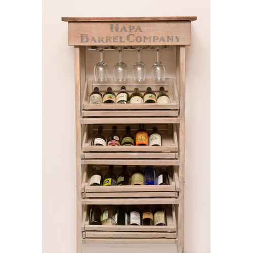 Napa East Collection Vineyard 24 Bottle Wine Rack and Cabinet - $1,425.00