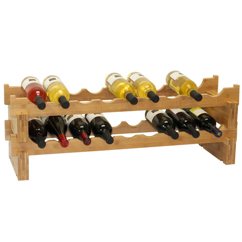Oceanstar Design 18 Bottle Stackable Wine Rack - $75.01