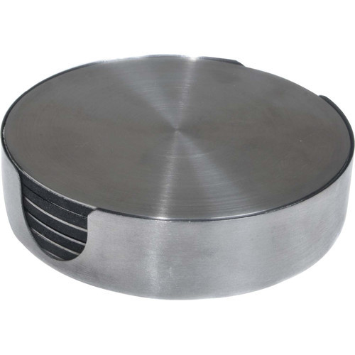 Thirstystone 7 Piece Stainless Steel Round Coasters - £20.22 GBP