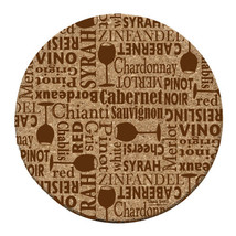 Thirstystone Wine Words Cork Coaster Set (Set of 6) - £30.87 GBP