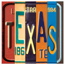 Thirstystone License Plates Texas Occasions Coasters Set (Set of 4) - £31.59 GBP