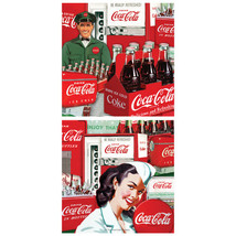 Thirstystone 2 Piece Coke Collage Vending Occasions Coasters Set - £31.59 GBP