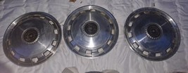 Set (3) 1970 1971 Ford Thunderbird 15” Hubcaps Wheel Covers T-Bird - $93.49