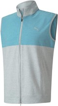 PUMA 597127 Golf Cloudspun Warm Up Vest High Rise Milky Blue ( M ) - £102.85 GBP